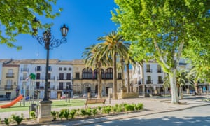 Promenade of the Constitution (Paseo de la Constitución) in Baeza, Spain