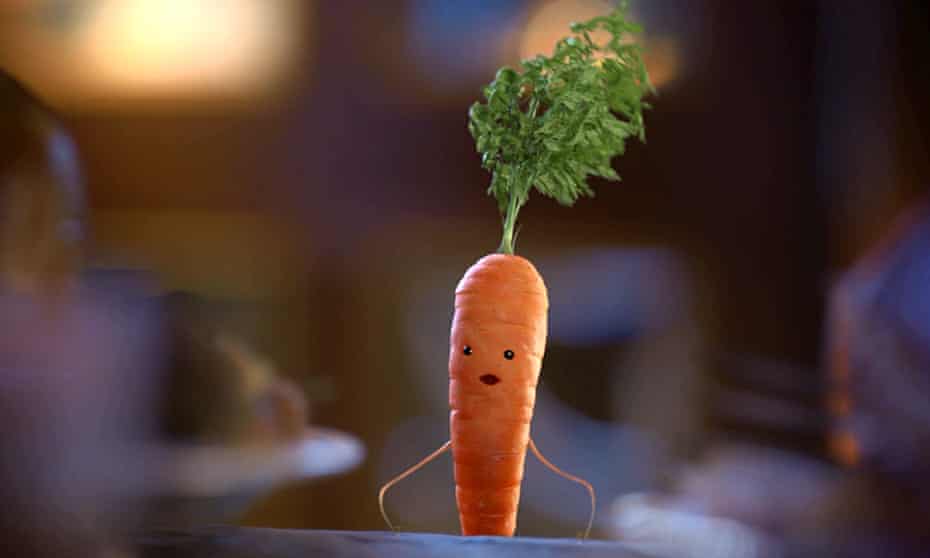 Kevin the Carrot in Aldi’s TV advert. 