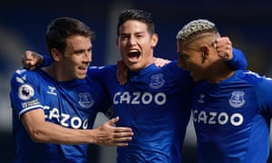 Dominic Calvert Lewin Hits Hat Trick As Everton Fire Five Past West Brom Football The Guardian
