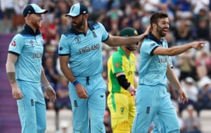 A happy Mark Wood.