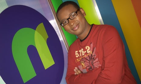 ‘Children have never known anything but an age of streaming’ ... Lizo Mzimba presenting Newsround in 2005. 