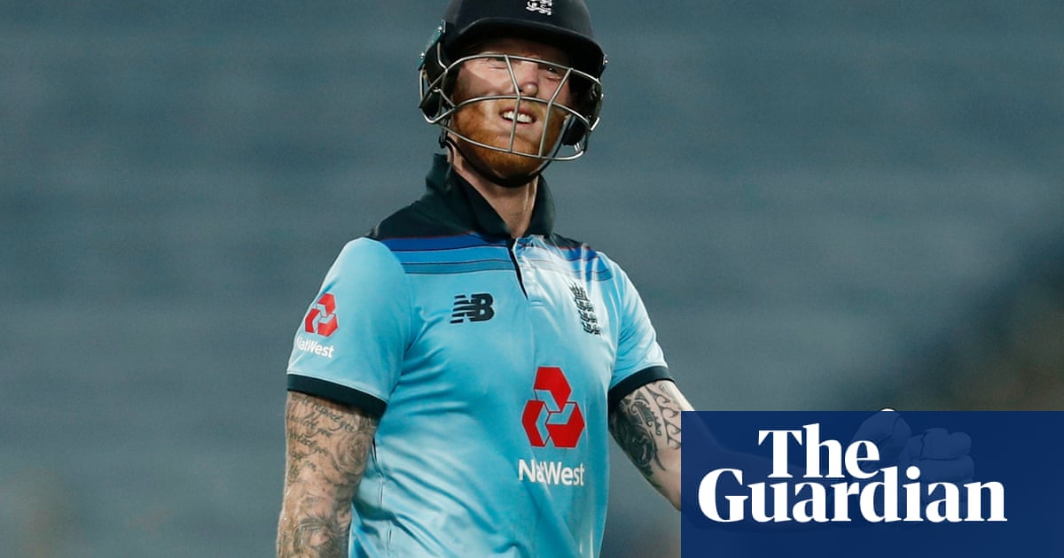 England’s Ben Stokes faces spell on sidelines after breaking finger in IPL