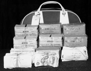 Part of the £2.5m stolen by the Great Train Robbers