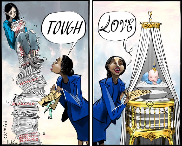 Ella Baron on Kemi Badenoch and Britain’s Neets – cartoon