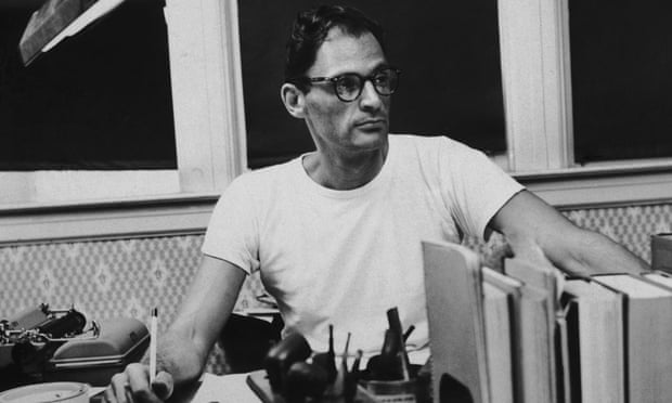 Arthur Miller at work in the mid-1950s