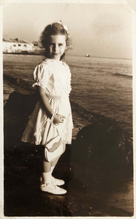 Lea Ypi as a child on the beach at Durrës.