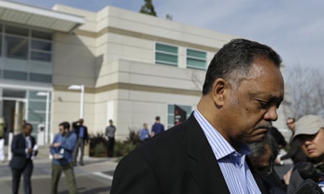 Jesse Jackson, an Apple stock owner for 15 years, said: ‘Where we stand in controversy is a measure of our character.’