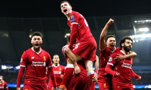 Liverpool celebrate.