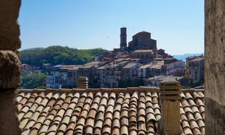 The rooftops of San Fili in Calabria, Italy.