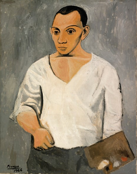 Picasso Self-portrait with Palette, 1906.