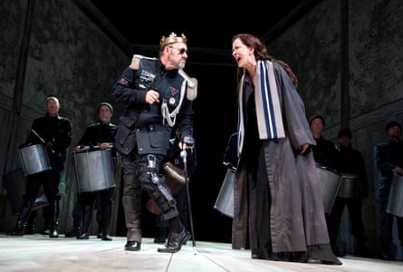 Haydn Gwynne as Queen Elizabeth with Kevin Spacey in the title role of William Shakespeare’s Richard III at the Old Vic in 2011.