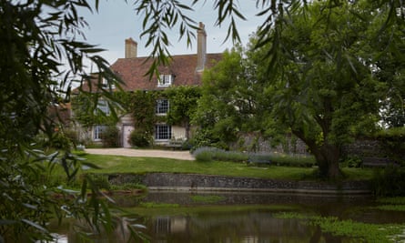 The view of Charleston house from across the lake.