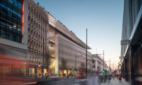 How the proposed M&amp;S store on Oxford St might look.