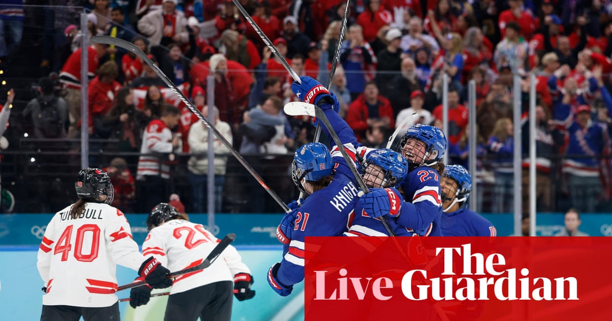 Winter Olympics women’s ice hockey final: USA beat Canada 2-1 in overtime