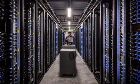 A Facebook data storage facility in Sweden.