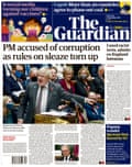 Guardian front page, 4 November 2021