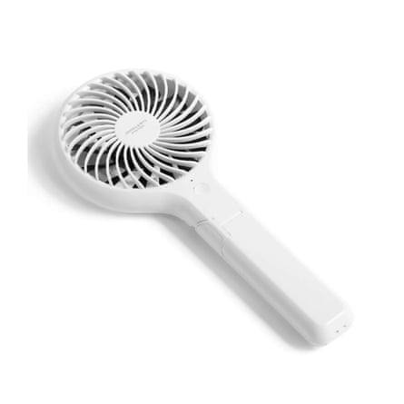 John Lewis ANYDAY John Lewis handheld & Foldable Desk Fan, 4 inch £12.00