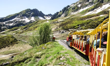 The Train d’Artouste, which runs through thePyrenees national park in France.