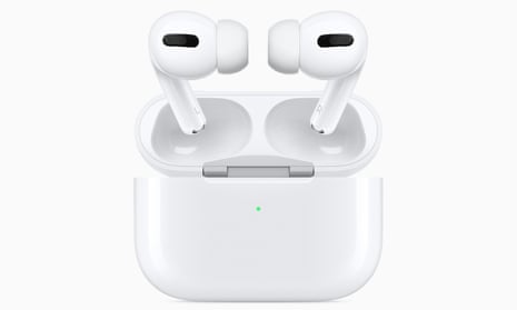 AirPods Apple launches noise-cancelling earbuds | Apple | The Guardian