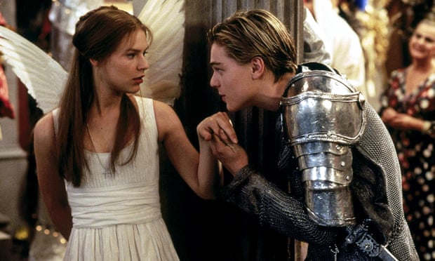 Claire Danes and Leonardo DiCaprio in Baz Luhrmann’s Romeo + Juliet