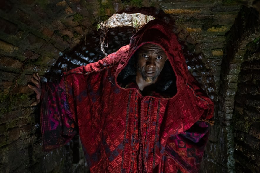 Idris Elba as Djinn in Three Thousand Years of Longing