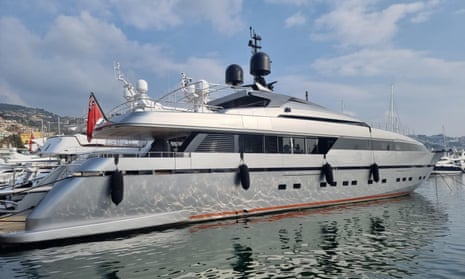 Gennady Timchenko’s €50m yacht, Lena, was seized in Sanremo, Italy.