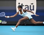 Coco Gauff marches into Miami Open final with easy win over Karolina Muchova