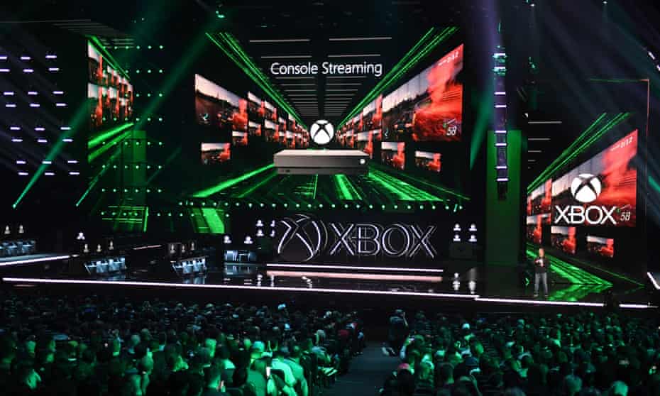 US-INTERNET-GAMES-COMPUTERS-MICROSOFT-XBOXMicrosoft Xbox head and executive vice-president of Gaming at Microsoft Phil Spencer announces the new Xbox Project Scarlett console at their press event ahead of the E3 gaming convention in Los Angeles on June 9, 2019. (Photo by Mark RALSTON / AFP)MARK RALSTON/AFP/Getty Images