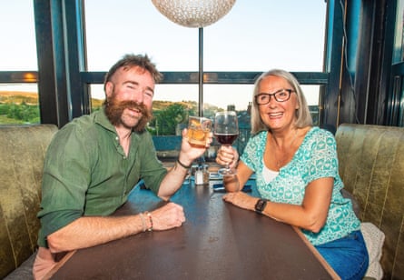 Dining across the Divide Henry and Lynn at Tre Ciccio Ramsbottom in Ramsbottom 10/08/26 Photographer Sonja Horsman