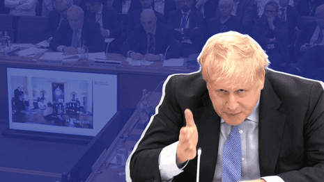 'Complete nonsense': key moments from Boris Johnson's Partygate grilling – video