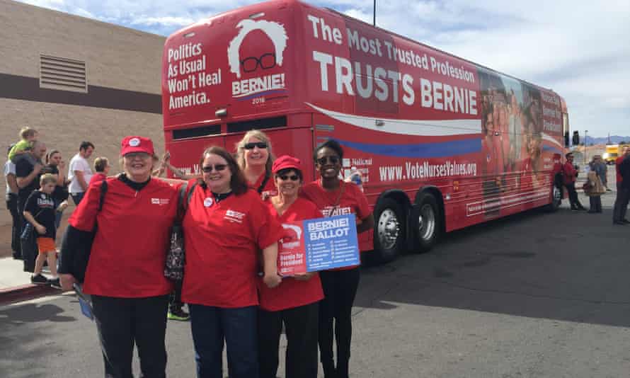 Nurses for Bernie in Las Vegas.