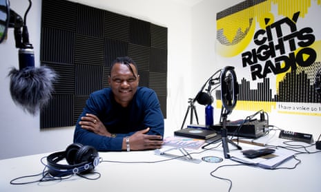Mohamed Bah at City Rights Radio in Amsterdam