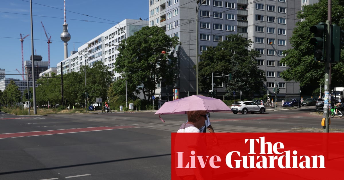 Europe heatwave live: UK issues rare red heat warning as record-breaking temperatures in France bring power outages