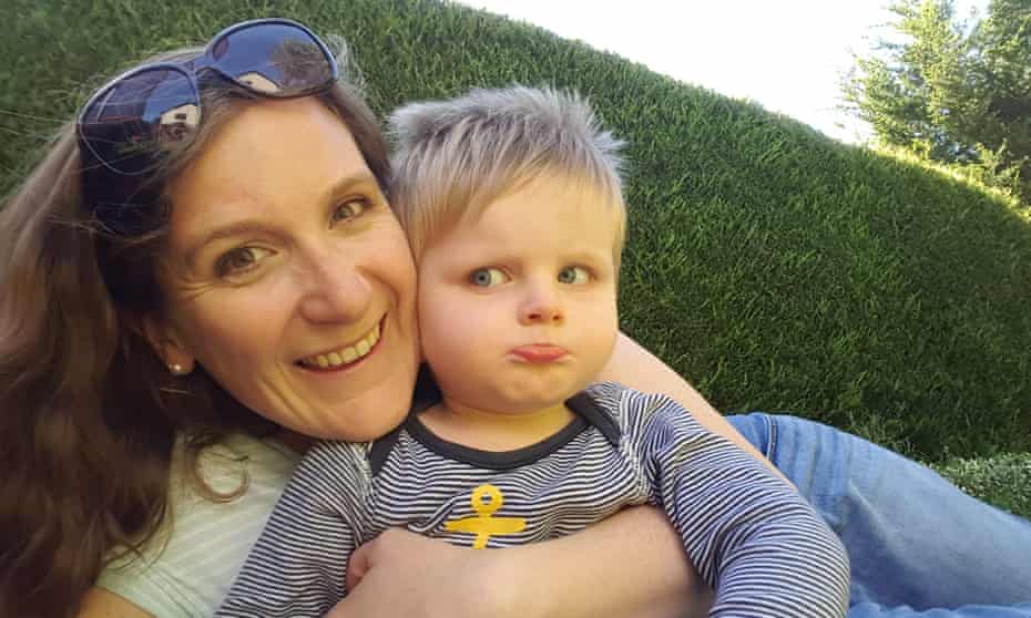 Sam Ward, who has a rare genetic mutation, with his mother Jillian Hastings Ward.