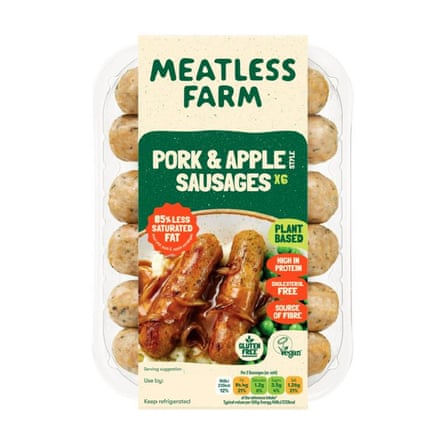 Meatless Farm Pork & Apple Style Sausages