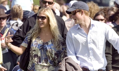 Prince Harry with ex-girlfriend Chelsy Davy in 2007.
