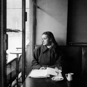 Jeanne Moreau in Paris in the 1940s