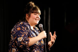 Sofie Hagen performing at the Edinburgh Fringe, 2016.