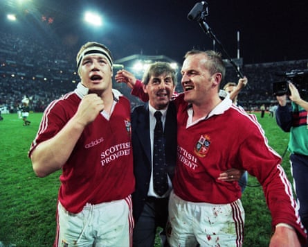 Paul Wallace, Ian McGeechan (head coach) and Gregor Townsend