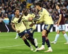 Saka settles gruelling battle with Aston Villa to extend Arsenal’s winning start