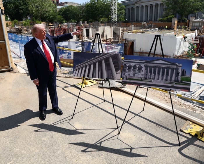Trump asks US supreme court to allow construction of White House ballroom