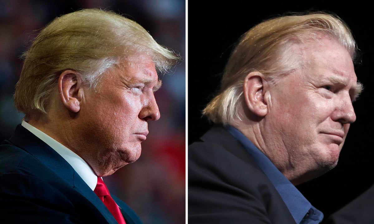 Comb Over Donald Trump Sports New Hairstyle After Golf Trip Us News The Guardian