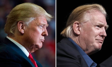 Comb over? Donald Trump sports new hairstyle after golf trip | Donald Trump  | The Guardian