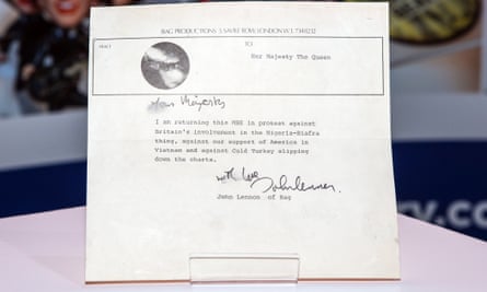 What am I bid for John Lennon’s letter?