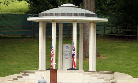 The Magna Carta memorial at Runnymede, near Egham, Surrey.