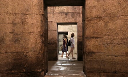 Visitors in Diocletian’s palace vaults