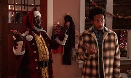 Chris ‘Ludacris’ Bridges (right) and Lil Rel Howery in Dashing Through the Snow.