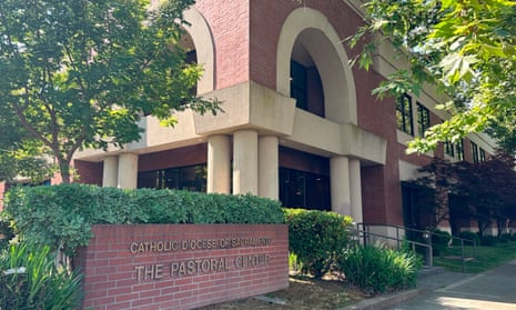 Exterior of church in California