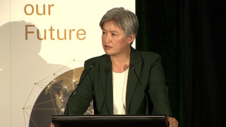 Two-state solution 'only hope to break the endless cycle of violence': Penny Wong – video
