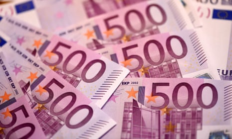 €500 banknotes